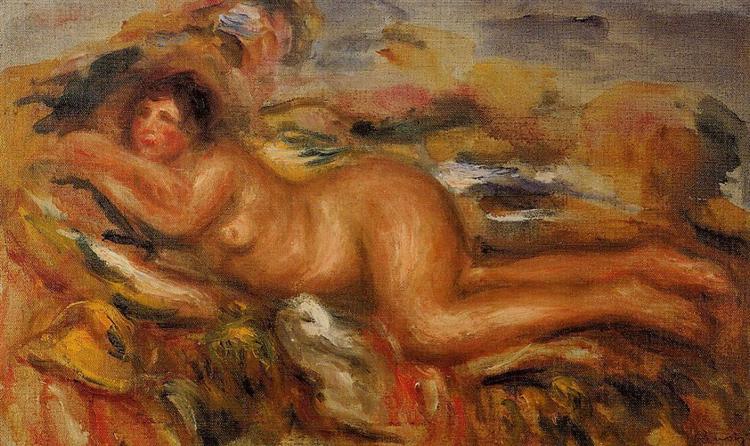 Desnudo Sobre La Hierba - 1915
