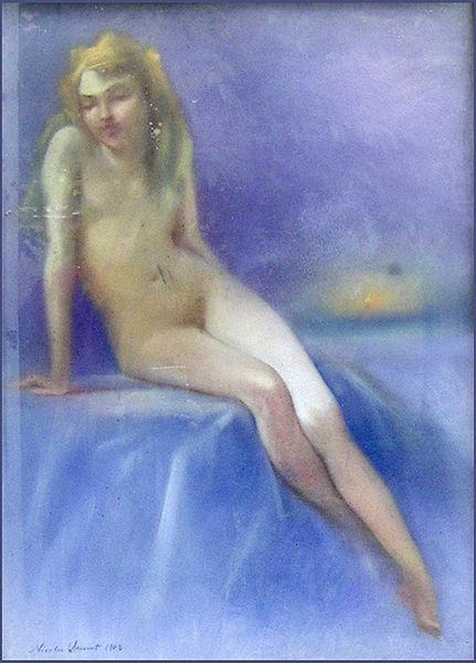 Sedět nahý - 1902