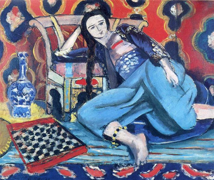Odalisque avec une chaise turque 1928