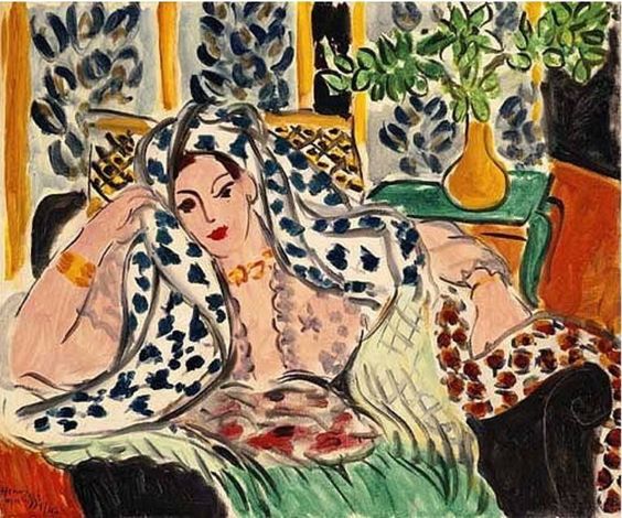 Odalisque avec fauteuil noir 1942