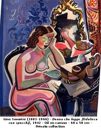 Odalisca con specchi - 1942