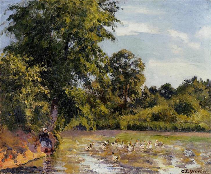 Eldste med ender i Montfoucault