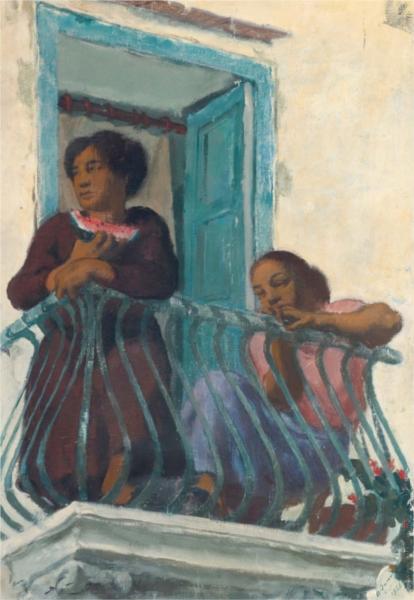 Na balkóně - 1936