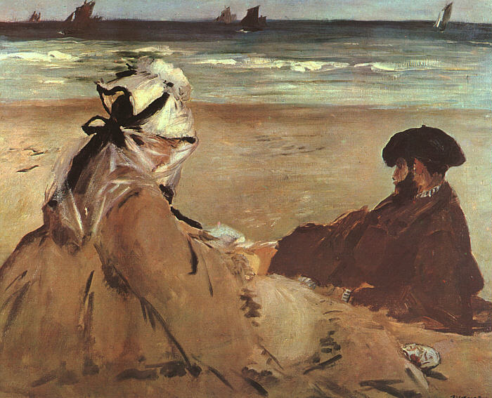 Sur la plage - 1873