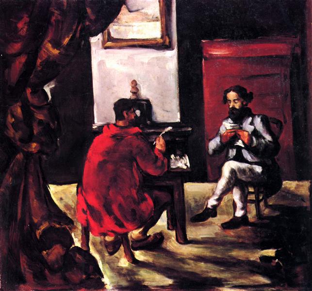 Paul Alexis Reading a Zola's House - 1870