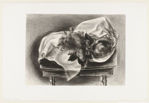 אפרסק וענבים - 1928