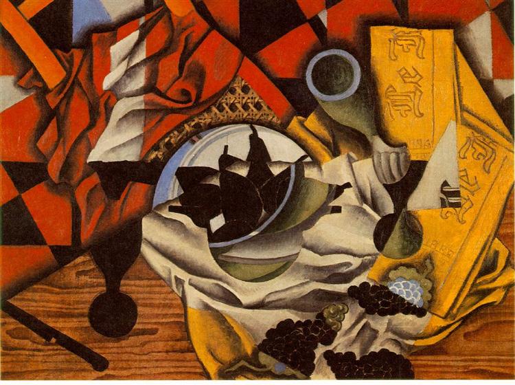 Pears and Grapes on a Table - 1913