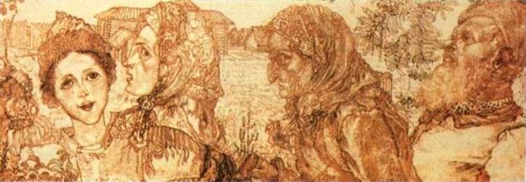 Крестьянская семья - 1910