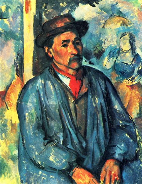 Campesino with Blue Srabe - 1897