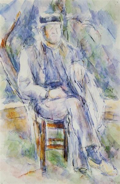 Campesino mit Strohhut - 1906