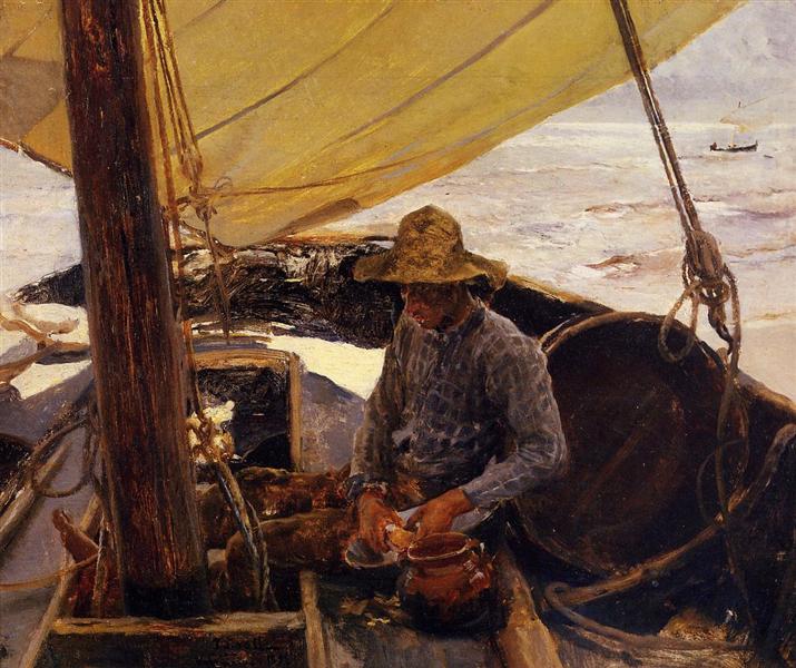 Skrell poteter - 1891