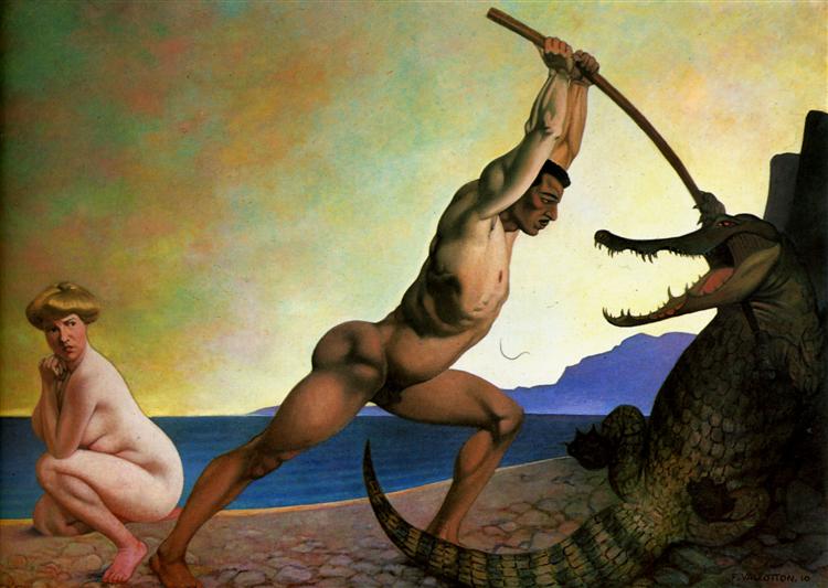 Perseus Ejderhayı Öldürüyor - 1910