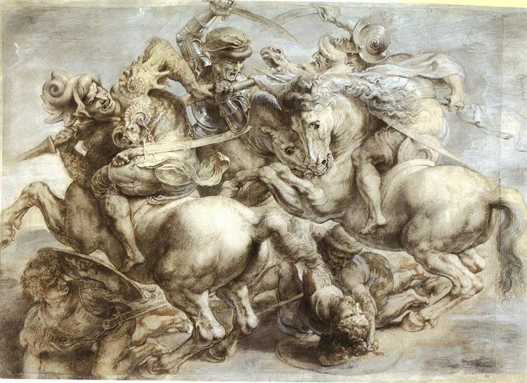 Copia della battaglia di Anghiri - The Lieonardo da Vinci - 1603