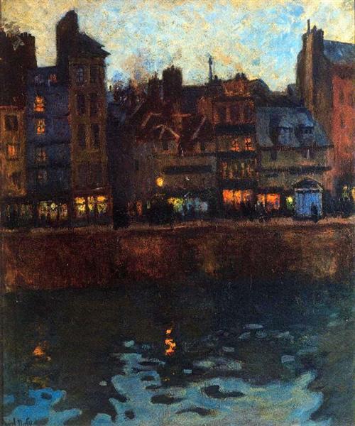 Le Havre Spring in de middag - 1901