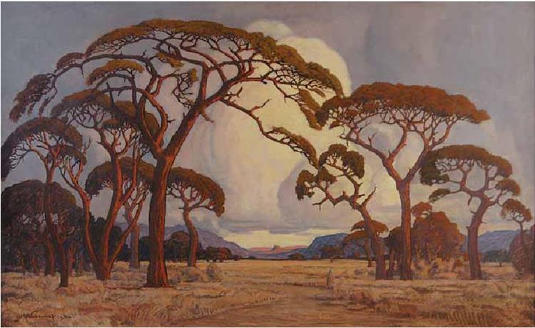 1928 - En sommer ettermiddag - Bushveld
