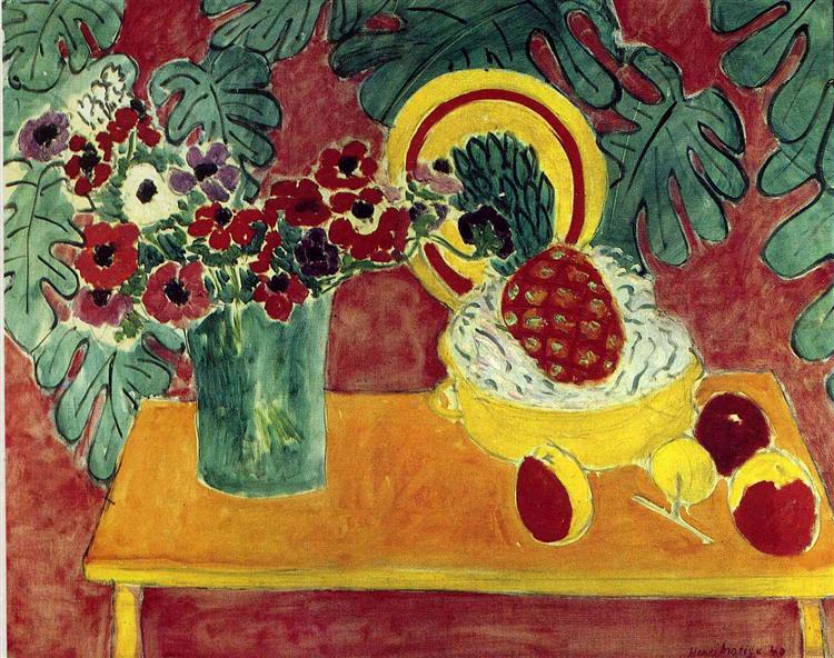 Ananas e anemoni 1940