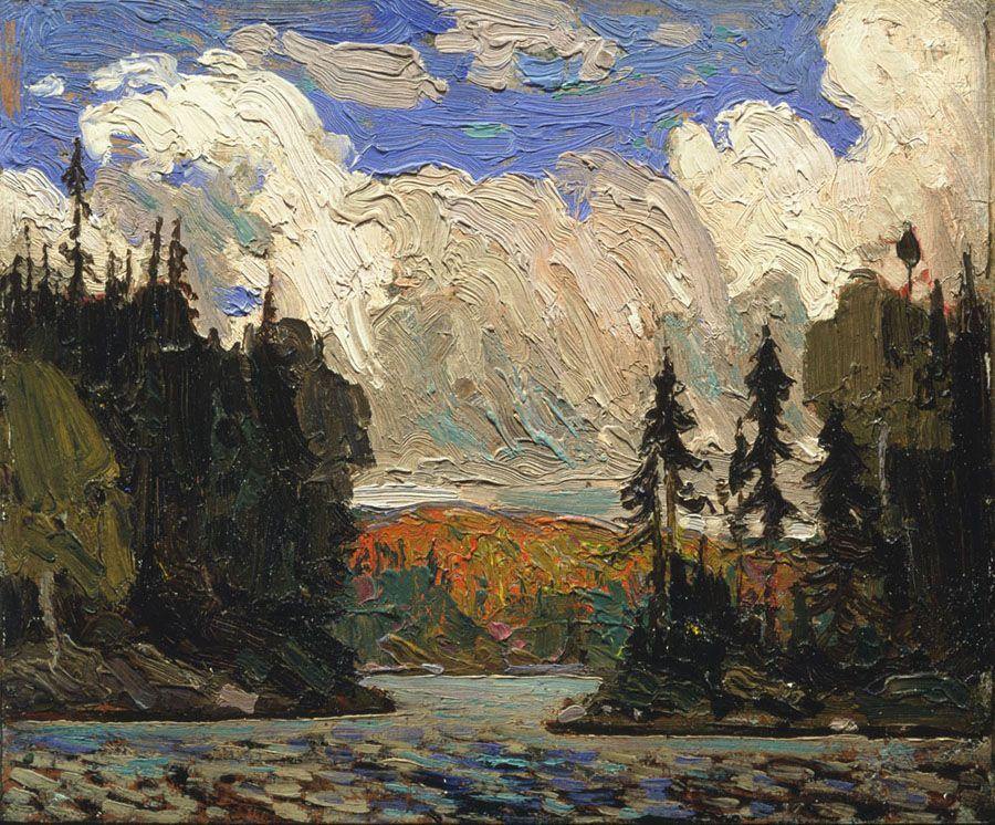 pintura Abeto Negro En Otoño - Tom Thomson