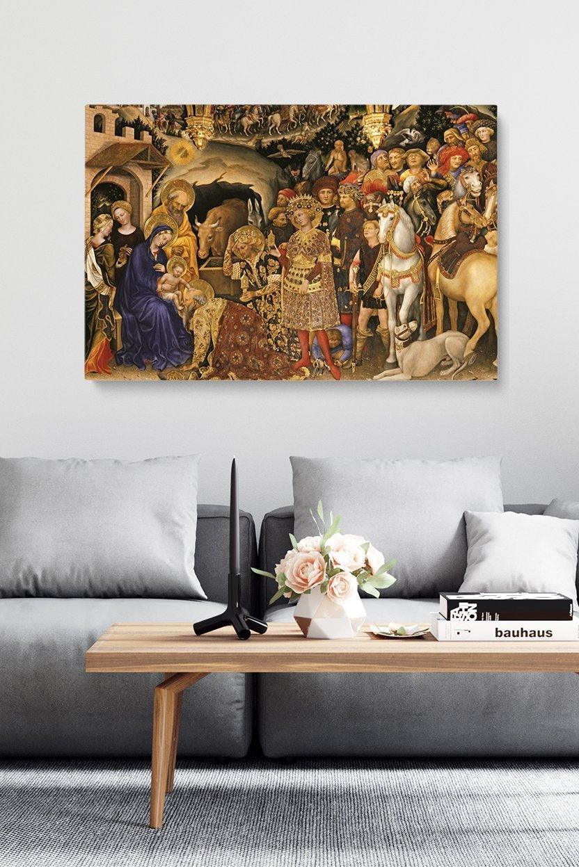 pintura Adoración de Los Magos - Gentile Da Fabriano