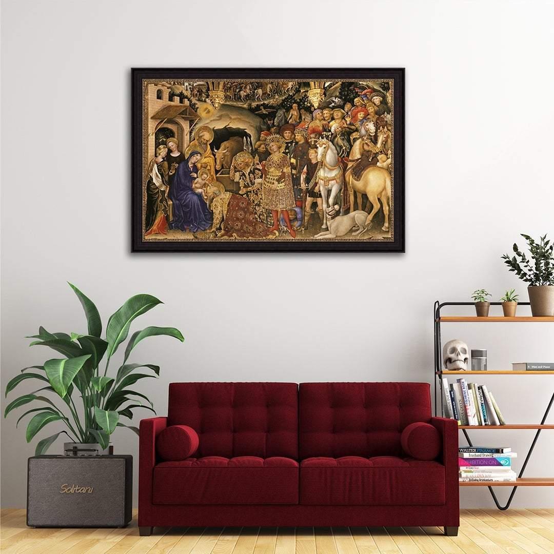 pintura Adoración de Los Magos - Gentile Da Fabriano