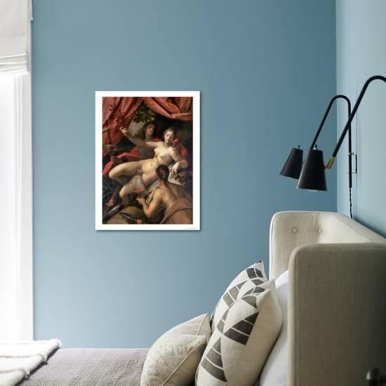 pintura Alegoría de la Paz Arte y Abundancia - Hans von Aachen