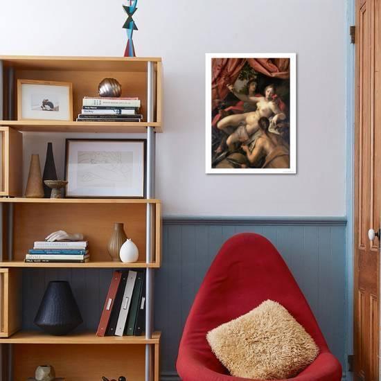 pintura Alegoría de la Paz Arte y Abundancia - Hans von Aachen