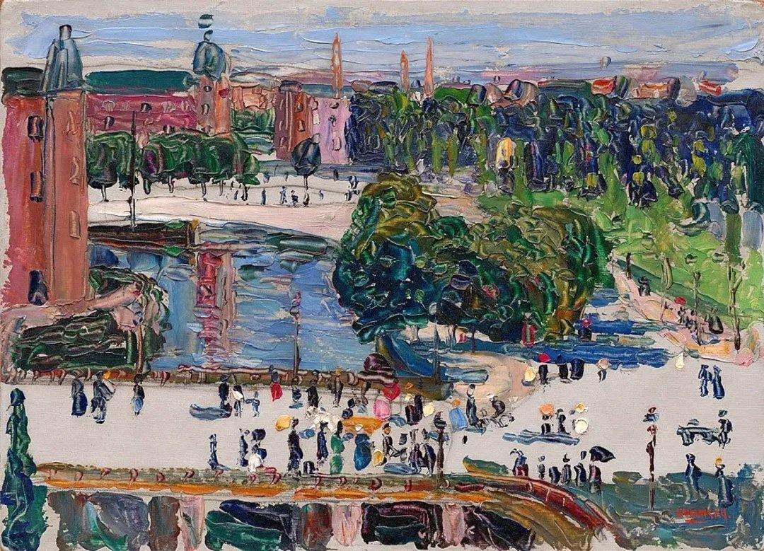 pintura Ámsterdam, Vista Desde La Ventana - Wassily Kandinsky