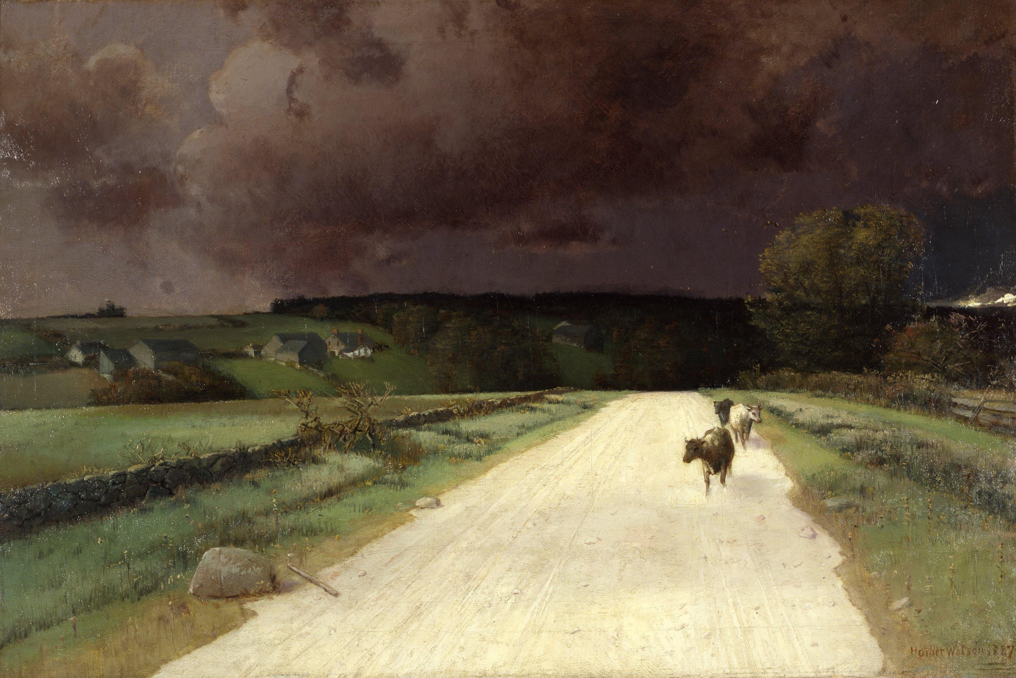 pintura Antes De La Tormenta - Homer Watson