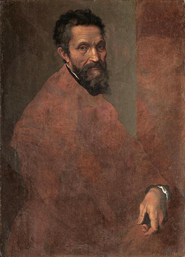 pintura Autorretrato - Miguel Ángel