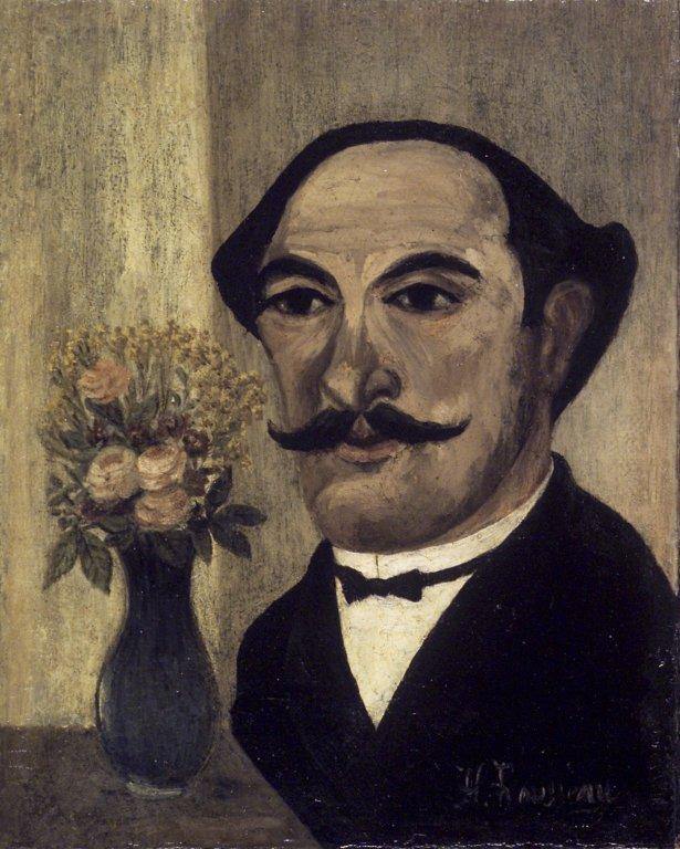 pintura Autorretrato - Henri Rousseau