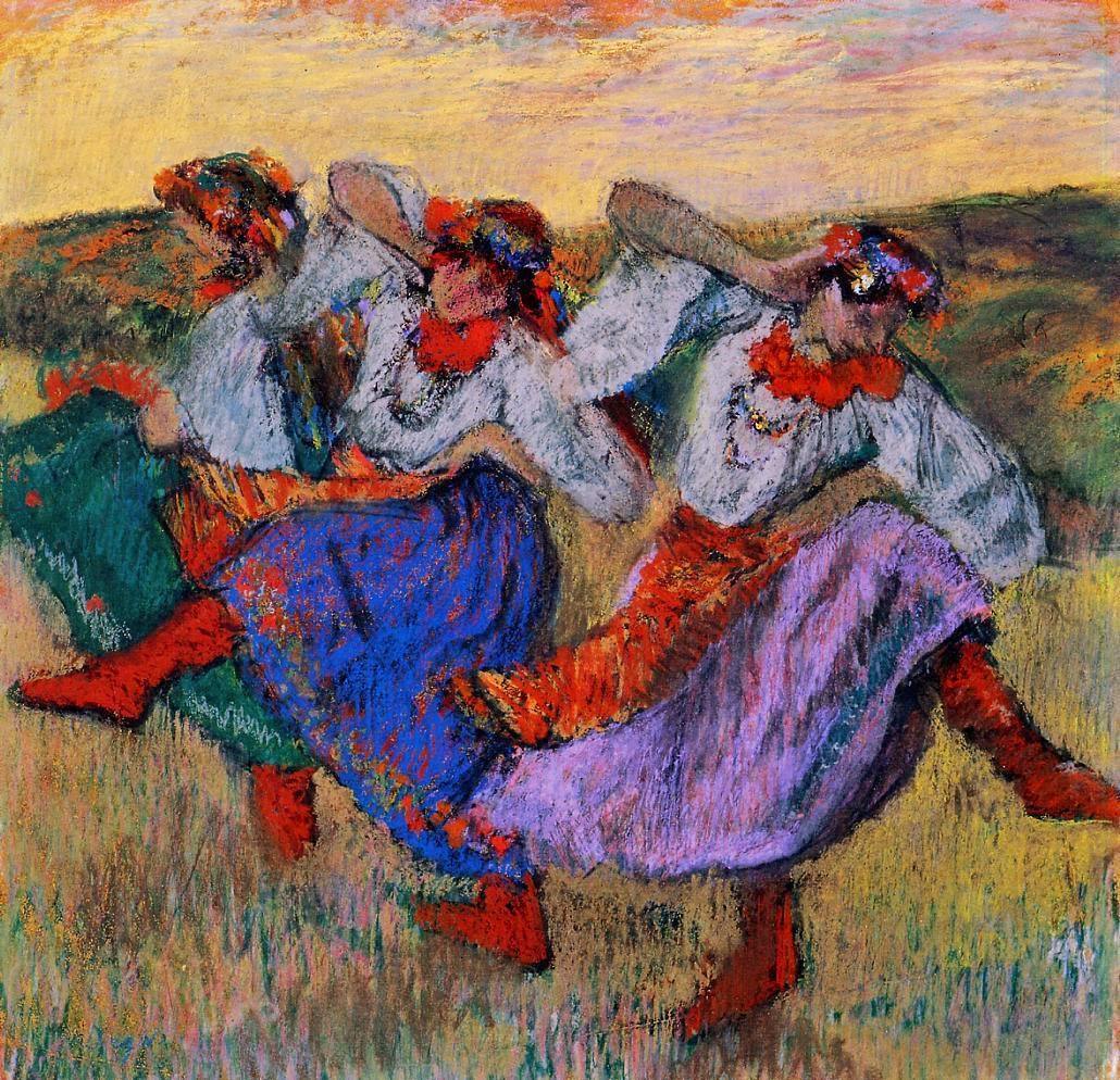 pintura Bailarinas Rusas - Edgar Degas