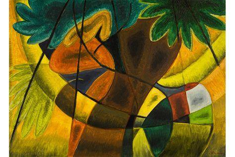 pintura Balanceándose En El Parque - Arthur Dove