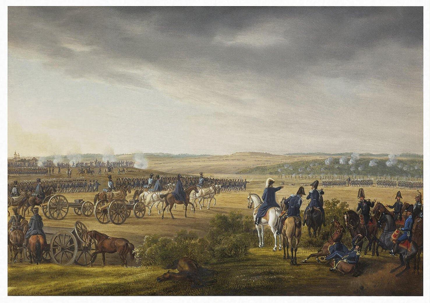 pintura Batalla De Moscú - Adam Albrecht