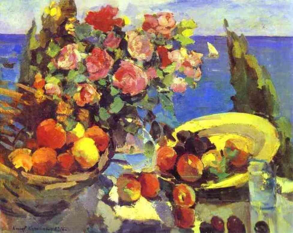 pintura Bodegón - Konstantin Korovin