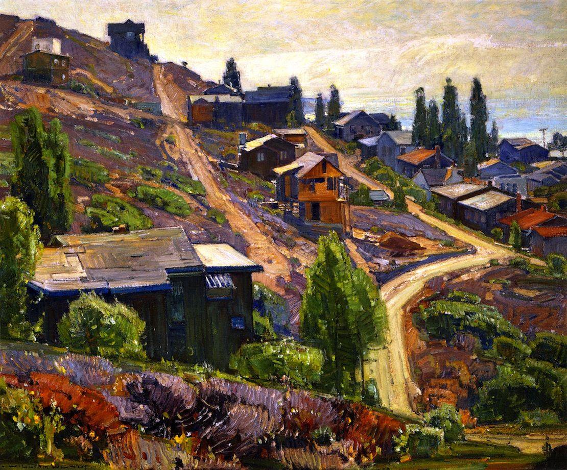pintura Cabañas De Playa - William Wendt
