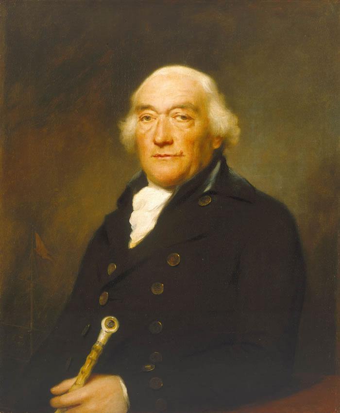 pintura Capitán William Locker - Abbott Lemuel Francis
