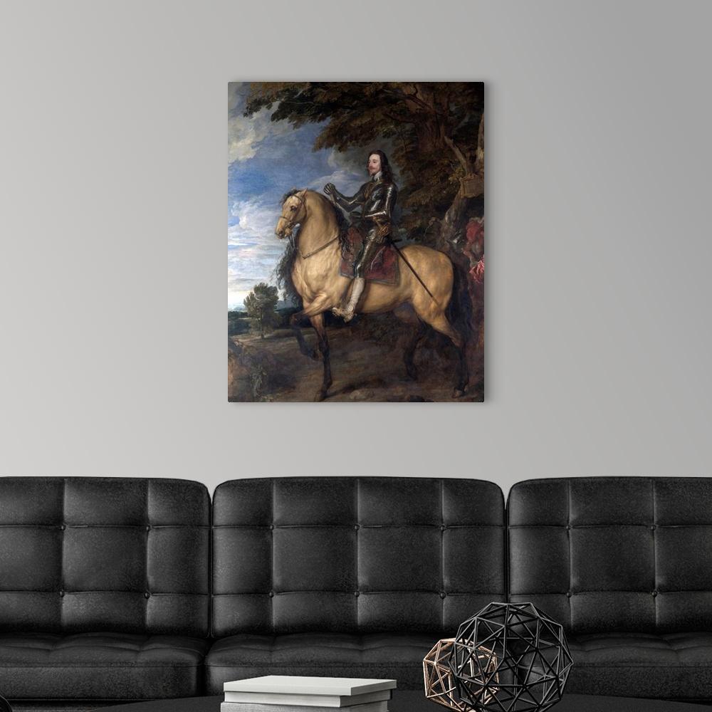 pintura Carlos I A Caballo - Anthony Van Dyck