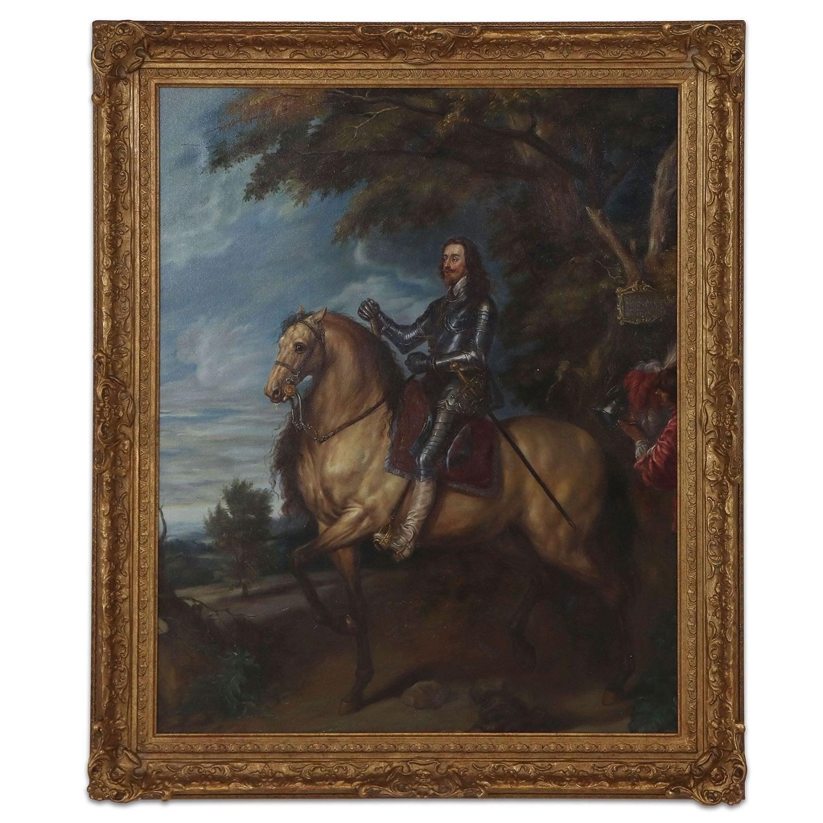 pintura Carlos I A Caballo - Anthony Van Dyck