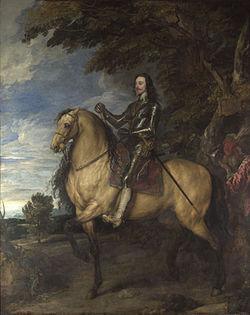 pintura Carlos I A Caballo - Anthony Van Dyck