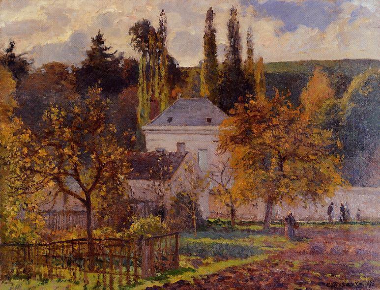 pintura Casa Curguesa En Lhermitage, Pontoise - Camille Pissarro