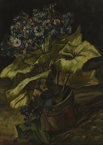 pintura Cineraria - Vincent Van Gogh
