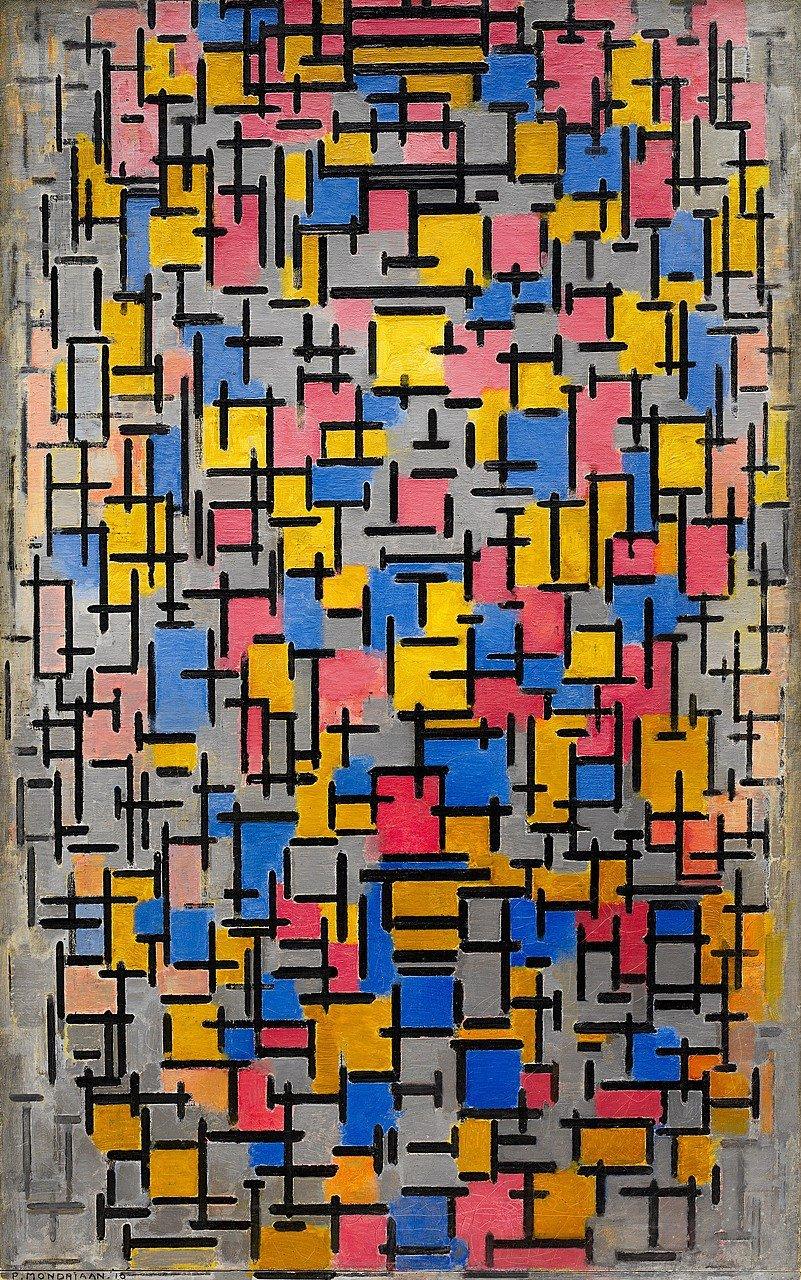 pintura Composición - Piet Mondrian