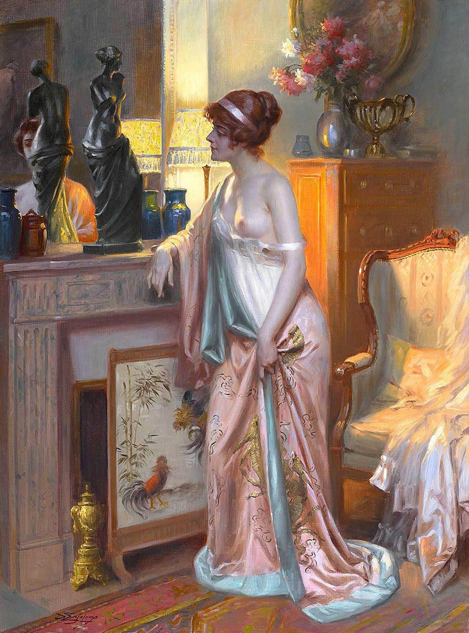 pintura Contemplación - Delphin Enjolras
