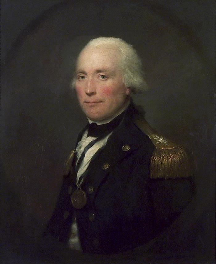 pintura Contralmirante Sir Robert Calder - Abbott Lemuel Francis