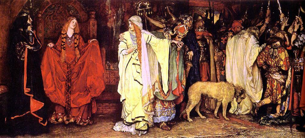 pintura De Cordelia Despedida - Abbey Edwin Austin