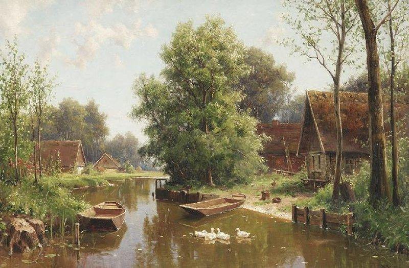 pintura Día De Verano - Walter Moras