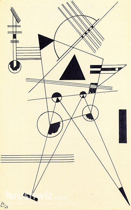 pintura Dibujo De Punto Y Línea A Plano - Wassily Kandinsky