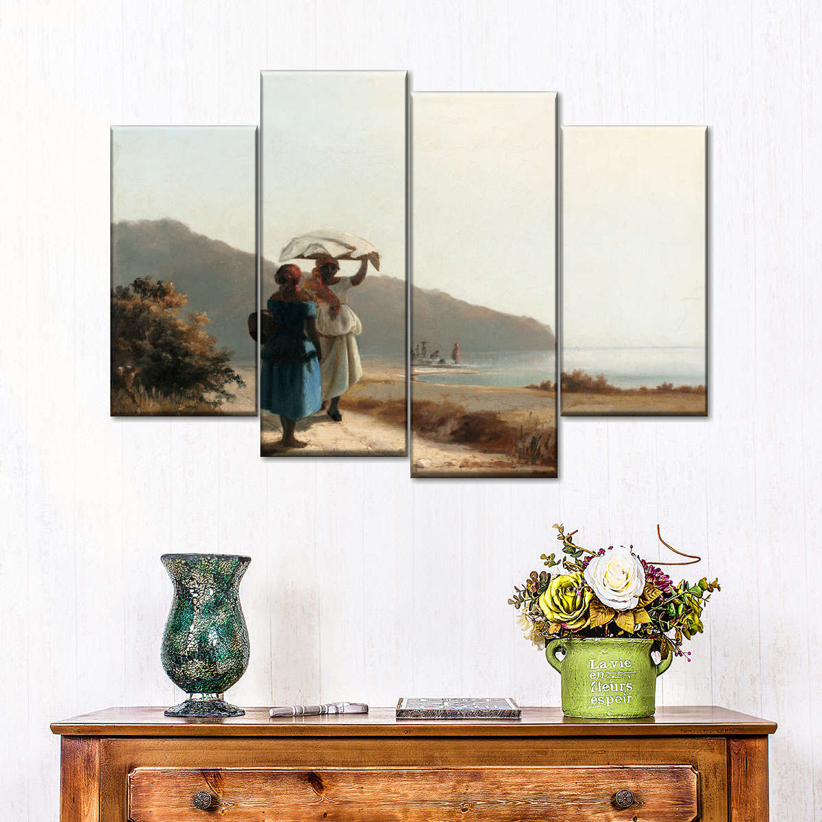 Due donne che parlano in mare, Santo Tomás