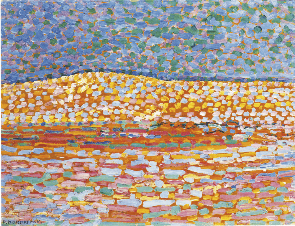 pintura Dunas - Piet Mondrian