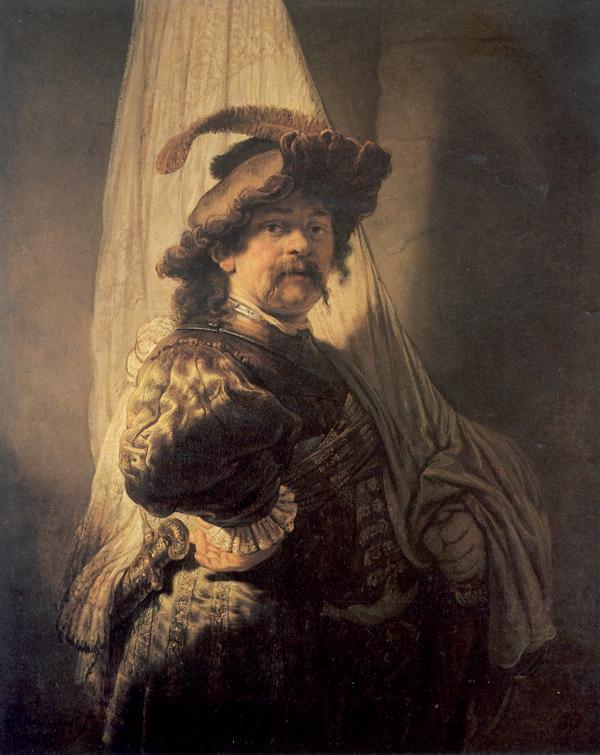 pintura El Abanderado - Rembrandt