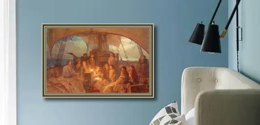 pintura El Barco Emigrante - Absolon John